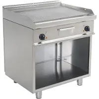 Saro Elektro-Griddleplatte mit offenem Unterbau Modell E7/KTE2BAR