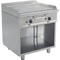 Saro Gas-Griddleplatte mit offenem Unterbau Modell E7/KTG2BAR