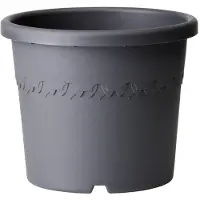 Elho Blumentopf Algarve cilindro 35 cm anthrazit
