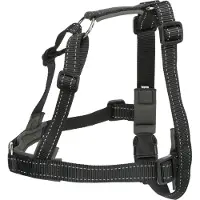 Trixie Trainingsgeschirr Lead'n'Walk Soft - schwarz - 45–70 cm/25 mm