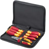 Wiha 7-tlg. Schraubendreher-Set in Tasche SYSTEM 6
