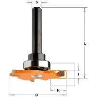 Cmt 923.330.11A 3 mm Scheibenfräser mit Lager + Spindel ohne Kontermutter 8 mm-Schaft
