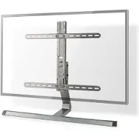 Nedis Vollbeweglicher TV-Ständer - 37 - 75 " - maximal unterstützes Bildschirmgewicht: 40 kg - kippbar - drehbar - Einstellbare voreingestellte Höhen - Aluminium / Stahl - Grau