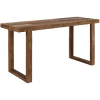 DTP Home Konsole Classic aus recyceltem Teakholz, Massivholz-Design, natur, nachhaltig und zeitlos