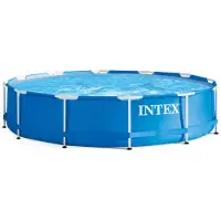 Intex 28210NP, 6503 l, Gerahmter Pool, Kind & Erwachsener, Blau, 21,9 kg