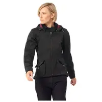 Vanucci VUJ-1 Damen Motorrad-Softshelljacke schwarz, 44