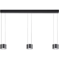 BANKAMP LED-Pendelleuchte Impulse flex 2223 Anthrazit matt 3-flammig
