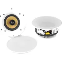 Power Dynamics Deckenlautsprecher WCS65 2er-Set, 2x 30W, Weiss