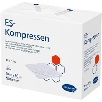 Hartmann Es-Kompressen unsteril 10x20 cm 12fach 100 St Kompressen