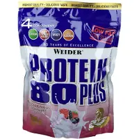 Weider Protein 80 Plus, Waldfrucht-Joghurt, Pulver 500 g Puder