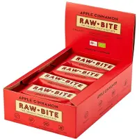 Rawbite Bio Riegel, Apfel-Zimt 12x50 g Riegel