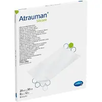 Atrauman Silicone steril 20x30 cm Kompressen 5 St