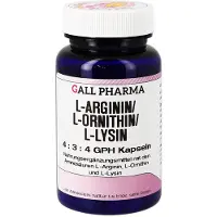 GALL PHARMA L-ARGININ/L-ORNITHIN/L-Lysin 4:3:4 GPH Kapseln 180 St