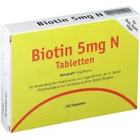ALLPHARM Vertriebs GmbH Karl Minck Biotin 5 mg N Tabletten, 150 St. Tabletten