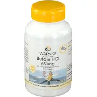 WARNKE Betain Hcl 650 mg Kapseln