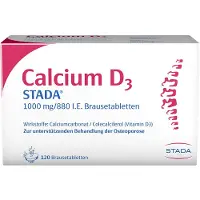 STADA Calcium D3 1000 mg/880 I.e. Brausetabletten 120 St