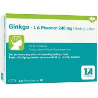 1 A Pharma Ginkgo-1A Pharma 240 mg Filmtabletten 120 St