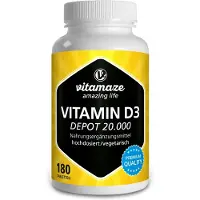 Vitamaze GmbH Vitamin D3 20.000 I.E. Depot hochdosiert 180 St
