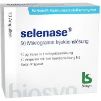 Biosyn Selenase 50 Mikrogramm Injektionslösung 10x1 ml