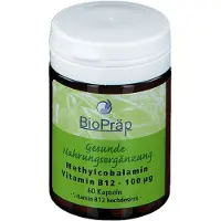 BioPräp Methylcobalamin Vitamin B12 100 µg Kapseln 60 St