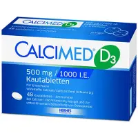 CALCIMED D3 500 mg/1000 I.e. Kautabletten 48 St