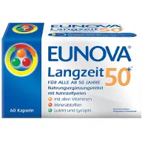 STADA Consumer Health Deutschland GmbH Eunova Langzeit 50+ Multivitamine / Mineralstoffe 60 St