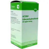 Combustin Acoin-lidocainhydrochlorid 40 Mg/ml Lösu 50 ml