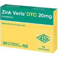 Zink Verla OTC 20 mg Filmtabletten 50 St