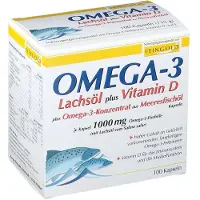 FEINGOLD Omega-3 Lachsöl plus Vit.D Konz.Kps. 100 St Kapseln
