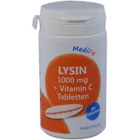 Medifit Lysin 1.000 mg+Vitamin C Tabletten 60 St