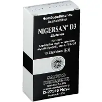 Nigersan D 3 Zäpfchen 10 St Suppositorien