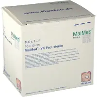 MaiMed VK Pad Vlieskompressen steril 10x10 cm 100 St Kompressen
