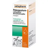 Ratiopharm Pelargonium-Bronchialtropfen 50 ml Flüssigkeit