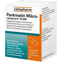 Ratiopharm Pankreatin Mikro-ratio.20.000 magensaftr.Hartkaps. 50 St Kapseln