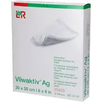 Lohmann & Rauscher GmbH & Co. KG Vliwaktiv AG Aktivkohle Saugkompresse mit Silber 10 St