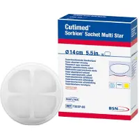 Cutimed Sorbion Sachet Multistar Wundaufl.Drm.8cm 10 St Pflaster
