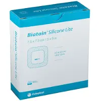 Biatain Silicone Lite Schaumverband 7,5x7,5 cm 10 St Verband