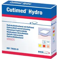 Cutimed Hydro B Hydrok.Ver.7,5x7,5 cm m.Haftr. 5 St Kompressen