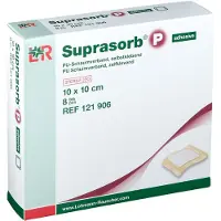Suprasorb P PU-Schaumv.selbstklebend 10x10 cm 8 St Verband