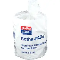 Gothaplast Gotha Pads Zellstofftupfer 4x5 cm 1000 St Tupfer