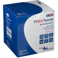 FIWA Mullkompressen 10x10 cm steril 16fach 25x2 St Kompressen