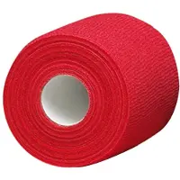 Urgo Urgomull haft color latexfrei 6 cmx20 m rot 1 St Binden