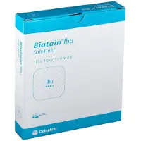 Coloplast GmbH Biatain Ibu Schaumverband 10x10 cm sanft 5 St