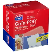 Gothaplast Gota-Por PU Wundfilm 10x6 cm steril Pflaster 50 St