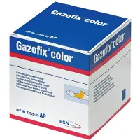Gazofix color Fixierbinde kohäsiv 8 cmx20 m gelb 1 St Binden