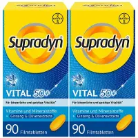 Supradyn 2x Vital 50+ Ginseng&Olive 90 Filmtabl 2x90 St Tabletten