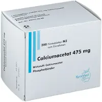 KyraMed Biomol Naturprodukte GmbH Calciumacetat 475 mg Filmtabletten 200 St