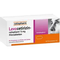 Ratiopharm GmbH Levocetirizin-ratiopharm 5 mg 50 St