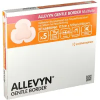 Smith&Nephew Allevyn Gentle Border Multisite 17,1x17,9 cm SV sk 5 St Verband
