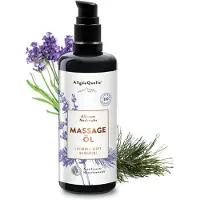 AllgäuQuelle BIO Massageöl 100% naturreine ätherische Öle aus Lavendel, Zeder, Mandarine, vegan 100 ml Pumplösung